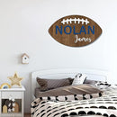 Personalized Football Name Sign, Wooden Name Sign, Football Nursery Decor, Baby Name Sign Wood Sign, Nursery Name Sign for Baby Boys, Football Gift, Kids Room Decor gift/20 by TinyTreasures Baby Boutique