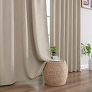 Joydeco Blackout Curtains 96 Inches Long, Thermal Insulated Black Out Curtains 2 Panels Set for Bedroom, Room Darkening Drapes for Living Room Window (W52 x L96 Inch, Light Beige) by TinyTreasures Baby Boutique