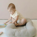 Baby Lounger - Snuggle Cozy Me Infant Lounger for Newborns | Breathable & Soft, Portable Awake-Time Pad, Essential Baby Gift- Grey (Lounger Cover Included) by TinyTreasures Baby Boutique