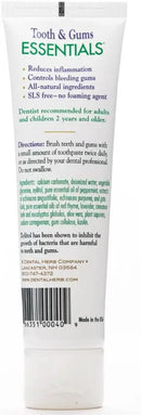 Dental Herb Company - Essentials Toothpaste - Truly Natural Fluoride-Free and SLS-Free - Superior Defense Against Bleeding and Irritated Gums, Dry Mouth, and Mouth sores. (4 oz.) by CozyNest Decor