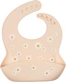 Loulou Lollipop Soft, Waterproof Silicone Feeding Bib for Babies and Toddlers by TinyTreasures Baby Boutique