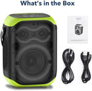 Portable Bluetooth Speakers 80W Big Powerful Wireless Outdoor Loud Stereo Deep Bass Sound Boombox TWS Home Party Speaker with Subwoofer LED Lights by TinyTreasures Baby Boutique