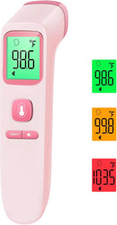 No-Touch Thermometer for Adults and Kids, Digital Accurate Baby Thermometer with Fever Alarm, 1 Second Fast Result, Easy to use, 2 in 1 Mode by TinyTreasures Baby Boutique