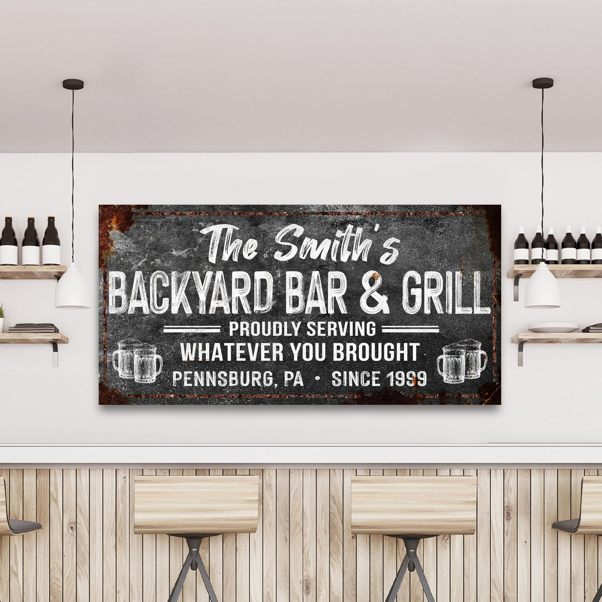Backyard Bar & Grill Sign XXIII, photo 3 of 8