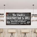 Backyard Bar & Grill Sign XXIII