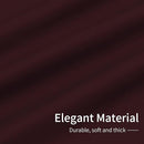 Easy-Going Blackout Curtains for Bedroom, Solid Thermal Insulated Grommet and Noise Reduction Window Drapes, Room Darkening Curtains for Living Room, 2 Panels (42x95 in, Wine) by CozyNest Decor