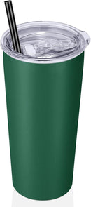 VEGOND 20oz Tumbler Stainless Steel Tumbler with Lid And Straw Vacuum Insulated Double Wall Travel Coffee Mug(dark green package 1) by TinyTreasures Baby Boutique
