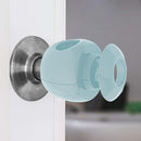 New & Improved - Door knob Baby Safety Cover - 5 Pack - Deter Little Kids from Opening Doors with A Child Proof Door Handle Lock (Blue) by TinyTreasures Baby Boutique