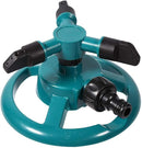 Sprinklers for Yard,Sprinkler,Garden Sprinkler,Water Sprinkler for Lawn,Lawn Sprinkler,Automatic 360 Degree Rotating Lawn Sprinkler, 3 Nozzle Irrigation System by GreenHaven Gardens