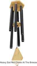 Wind Chimes Outdoor Large Deep Tone, 36 Inches Sympathy WindChimes Outdoor Memorial Windchime for Mom/Housewarming/Christmas, Black Wind Chime for Outside Garden, Patio, Home Decor by CozyNest Decor