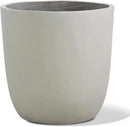 Concrete Planter Outdoor Indoor, Large Cement Plant Pots for Trees Flowers (Gray, 18 inch) by GreenHaven Gardens