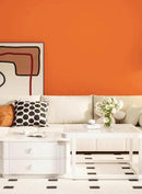 Dimoon 236''x17.7'' Orange Peel and Stick Wallpaper Contact Paper Modern Self Adhesive Wall Paper Removable Renter Friendly Textured Solid Color Shelf Vinyl Roll (236''x17.7'',Tropical Orange)