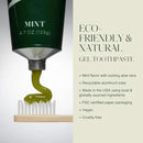 Plus Ultra Organic Fluoride-Free Gel Toothpaste in Aluminum Tube | Eco-Friendly, SLS Free | Made with Aloe, Peppermint, Bamboo Extract | for Sensitivity & Whitening | Made in USA, 4.7oz (Pack of 1) by CozyNest Decor