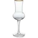 The Wine Savant Crystal Set of 6 Grappa Glasses 3oz Post Dinner Drinks, Italian Tulip Shape, Tasting Glasses, Perfect For Nosing and Sipping, Glasses for Absinthe, Aperol, Sherry, Aperitif, Scotch