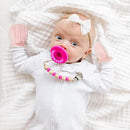 Newborn Baby Mittens No Scratch Cotton Elastic Wrist Gloves Infant Toddler Mittens for Baby Boy Girl 0-6 Months by TinyTreasures Baby Boutique