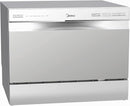 Midea MDC22P2ASS Countertop, Portable Place Settings & 6+2 Washing Cycles. Energy Star Dishwasher, Dish Washer for Dorm, RV& Apartment, Sliver, Silver by TinyTreasures Baby Boutique