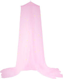 BCBYou Bed Canopy Mosquito Net with Fluorescent Stars Glow in Dark for Baby, Kids, and Adults, for Cover The Baby Crib, Kid Bed, Girls Bed Or Full Size Bed (Pink) by TinyTreasures Baby Boutique