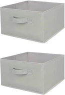 Hanging Shelf Closet Storage Organizer Removable Drawers ，Hanging Storage Organizer Hanging Sweater 2 Sock Underwear Drawers for Closet, Bedroom, Light Grey by CozyNest Decor