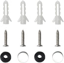 8.8-Inch Wine Glass Rack - Under Cabinet Stemware Wine Glass Holder Glasses Storage Hanger Metal Organizer for Bar Kitchen Black (1 Rows, 3 Pack) by CozyNest Decor