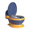 Potty Training Toilet, Realistic Potty Training Seat, Toddler Potty Chair with Soft Seat, Removable Potty Pot, Toilet Tissue Dispenser and Splash Guard, Non-Slip for Toddler& Baby& Kids by TinyTreasures Baby Boutique