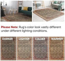 Keen Home Design 3x5 Rug - Machine Washable Entry Rug with Non-Slip Backing, Ideal for Enteryway, Kitchen, Bathroom, Laundry Room - Vintage, Easy Clean, Durable, Low Pile Rug - (3' x 5') by CozyNest Decor
