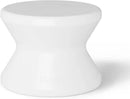 Ledge Lounger Signature Side Table - For Pool Ledges Up to 10" Inches Deep - Indoor/Outdoor All Weather Table for Porch, Patio, Garden, Backyard and Beach (White) by GreenHaven Gardens