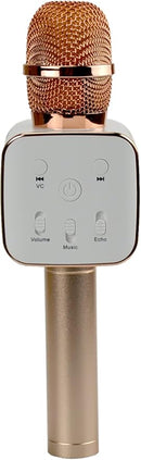 Sing-Along PRO Bluetooth Microphone - Wireless Karaoke Mic for Kids & Adults - Portable Home Karaoke Mic with Stereo Audio (Rose Gold) by TinyTreasures Baby Boutique