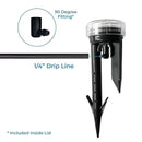 Spike 4-Pack - Deep Underground Dripper, Tree & Plant Root Watering Drip Irrigation & Fertilizer Stake (1/2" Female NPT Compatible with All Connectors, Water Hose, Drip & PVC) by GreenHaven Gardens