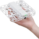 X1 Drone with Camera, Self-Flying Camera Drone with Follow Me Mode, Foldable Mini Drone with HDR Video Capture, Palm Takeoff, Intelligent Flight Paths, Hands-Free Control White (Standard) by TinyTreasures Baby Boutique