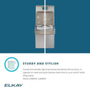 Elkay LZS8WSSP Enhanced Bottle Filler & Single ADA Cooler Refrigerated Stainless High Capacity Lead Drop Down Wrapper by CozyNest Decor