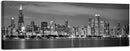 Wieco Art Chicago City Center Skyline in Black and White Canvas Prints Modern Canvas Art Cityscape Wall Decorations for Living Room Pictures for Bedroom Decorations by CozyNest Decor