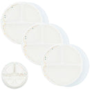WeeSprout Suction Plates for Babies With Lids & Toddlers - 100% Silicone, Dinnerware Stays Put, Divided Design for Picky Eaters, Microwave & Dishwasher Friendly, 3 Pack by TinyTreasures Baby Boutique