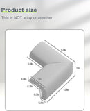 Foam Corner Protector for The Furniture, with Retardant Materials Foam Safety Bumpers, Baby Proofing Safety Corner Protectors (White) by TinyTreasures Baby Boutique
