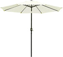 Sunnyglade 9' Patio Umbrella Outdoor Table Umbrella with 8 Sturdy Ribs (Beige) by GreenHaven Gardens