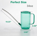 Indoor Plant Watering Can(34oz), Watering Can for Indoor Plants, Flowers, Succulents, with Plant Mister Spray Bottle(10oz) by GreenHaven Gardens
