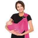 CUBY Water Baby Sling Carrier Lightweight Breathable Mesh Baby Wraps Carrier Adjustable Ring Sling Quick-Drying Baby Carriers Sling for Newborn Toddler Summer Swimming Pool Beach (Pink) by TinyTreasures Baby Boutique