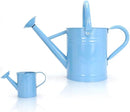 Metal Watering Can (1 Gallon) for Outdoor&Indoor Plants with Free Small Watering can for Kids, Plant Watering Can with Removable spout, Perfect for Garden Flower, Houseplants, (Light Blue) by GreenHaven Gardens