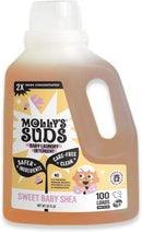 Molly's Suds Baby Liquid Laundry Detergent | Removes Formula, Poop & Spit-Up Stains | Extra Gentle for Infants, Babies, Toddlers (Sweet Baby Shea, 100 Loads) by TinyTreasures Baby Boutique