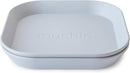 mushie Square Dinnerware Plates for Kids | Made in Denmark, Set of 2 (Cloud) by TinyTreasures Baby Boutique