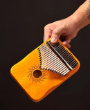 Kalimba Thumb Piano, 21 Keys, Musical Instruments Gift Set with Tune Hammer, Music Book, Carrying Bag by TinyTreasures Baby Boutique