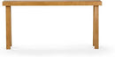 Plank+Beam Solid Wood Console Table, 66 Inch, Sofa Table, Narrow Entryway Table for Hallway, Behind The Couch, Living Room, Foyer, Easy Assembly, Pecan by CozyNest Decor