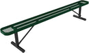 Coated Outdoor Furniture Heavy-Duty Portable Outdoor Bench Thermoplastic Coated, Expanded Metal, Commercial-Grade Seating, Made in America (Portable Without Back, 8 Ft, Green) by GreenHaven Gardens