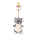 Itzy Ritzy Pacifier & Lovey Set - Natural Rubber Pacifier with Stuffed Animal Lovey - Detachable Plush Koala Binky Holder & Coordinating Natural Rubber Binky, Ideal for Ages 0-6 Months (Koala) by TinyTreasures Baby Boutique