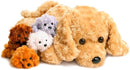 5 Pieces Dog Stuffed Animals for Girls,1 Mommy Dog with 4 Babies,Puppy Stuffed Animals Gifts for Girls 3 4 5 6 7 8 9 Years,Soft Plush Toys for Kids Christmas,Valentine's,Birthday,Children's Day by TinyTreasures Baby Boutique