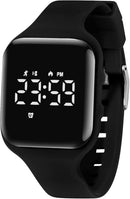 Kids Watches for Girls Boys Digital Sport Watch with Step Counter Pedometer Vibration Alarm Clock, No App Waterproof Fitness Tracker Kids Watch Boys Girls Teens Students Ages 5-16 by TinyTreasures Baby Boutique
