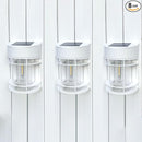Solar Fence Lights, 8 Pack Deck Light Solar Powered, Waterproof Solar Outdoor Lights Decorative for Garden Backyard Fence Post Patio, White by GreenHaven Gardens