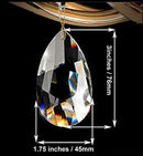 Fushing 20Pcs Chandelier Crystals, Clear Teardrop Crystal Chandelier Pendants Parts Beads, Hanging Crystals for Chandeliers (76mm, Clear) by GreenHaven Gardens