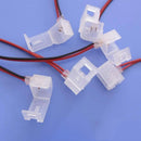 SLN 10 Pack Solderless Strip to Wire Connectors for 6x12mm Strip Light Neon by Kings Outdoor Lighting