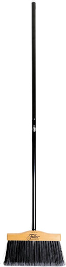 10” Upright Broom with 2 Piece Black Steel Threaded Handle by CozyNest Decor