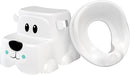 Squatty Potty Kids Toilet Step Stool Set, Potty Pet Bear Cub Base with Training Seat by TinyTreasures Baby Boutique